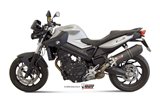 Silencieux Echappement Mivv Ovale Carbone Avec Coupelle Carbone Bmw F 800 R Gt 2009 - 2020