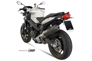 Silencieux Echappement Mivv Ovale Carbone Avec Coupelle Carbone Bmw F 800 R Gt 2009 - 2020