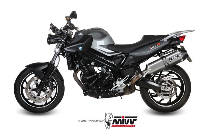 Terminale Scarico Mivv Speed Edge Inox Bmw F 800 R Gt 2009 - 2020