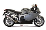 Schalldämpfer Escape Mivv Oval Titanium mit Carbon Cup Bmw K 1200 RS Gt 2005 - 2008