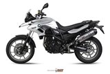 Schalldämpfer Escape Mivv Oval Titanium mit Carbon Cup Bmw F 700 Gs 2012 - 2017