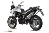 Schalldämpfer Escape Mivv Oval Titanium mit Carbon Cup Bmw F 700 Gs 2012 - 2017