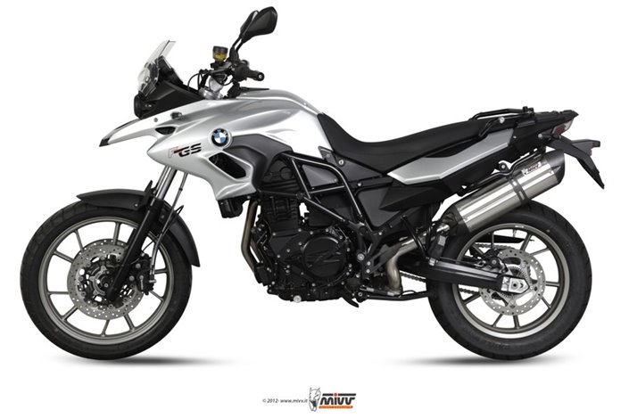 Terminale Scarico Mivv Suono Inox Bmw F 700 Gs 2012 - 2017