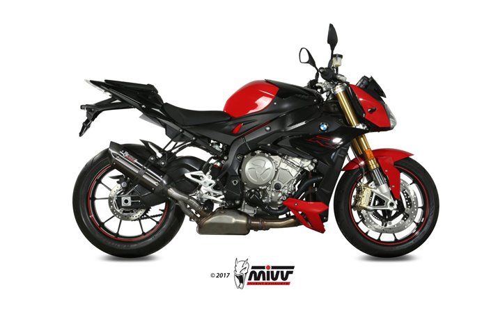 Schalldämpfer Escape Mivv Suono Schwarz Schwarz Edelstahl Bmw S 1000 R 2017 - 2020