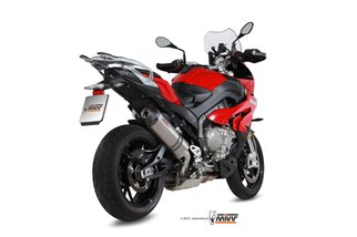 Terminale Scarico Mivv Oval Titanio Con Coppa Carbonio Bmw S 1000 Xr 2015 - 2019