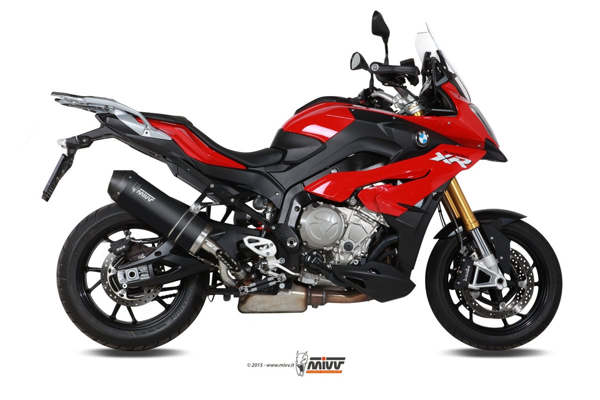 Schalldämpfer Escape Mivv Oval Carbon mit Carbon Cup Bmw S 1000 XR 2015 - 2019