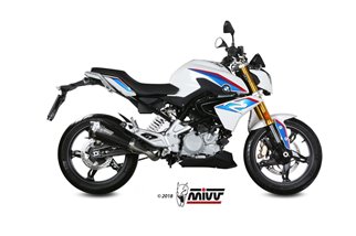 Full System 1 In 1 Exhaust Mivv Delta Race Black Black Stainless Steel Bmw G 310 R 2018 - 2022