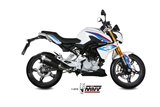 Full System 1 In 1 Exhaust Mivv Delta Race Black Black Stainless Steel Bmw G 310 R 2018 - 2022