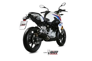 Full System 1 In 1 Exhaust Mivv Delta Race Black Black Stainless Steel Bmw G 310 R 2018 - 2022