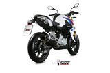 Full System 1 In 1 Exhaust Mivv Delta Race Black Black Stainless Steel Bmw G 310 R 2018 - 2022