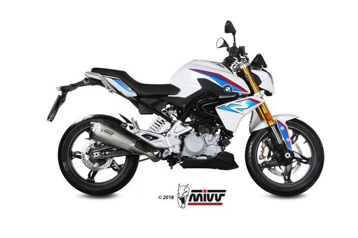 Full System 1 In 1 Exhaust Mivv Delta Race Stainless Steel Bmw G 310 R 2018 - 2022