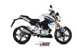 Full System 1 In 1 Exhaust Mivv Delta Race Stainless Steel Bmw G 310 R 2018 - 2022