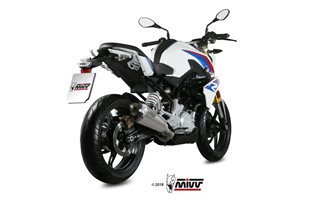 Full System 1 In 1 Exhaust Mivv Delta Race Stainless Steel Bmw G 310 R 2018 - 2022