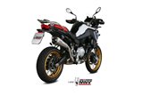 Terminale Scarico Mivv Delta Race Inox Bmw F 850 Gs 2018 - 2022