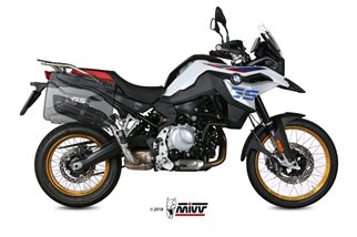 Schalldämpfer Escape Mivv Suono Schwarz Schwarz Edelstahl Bmw F 850 Gs 2018 - 2022