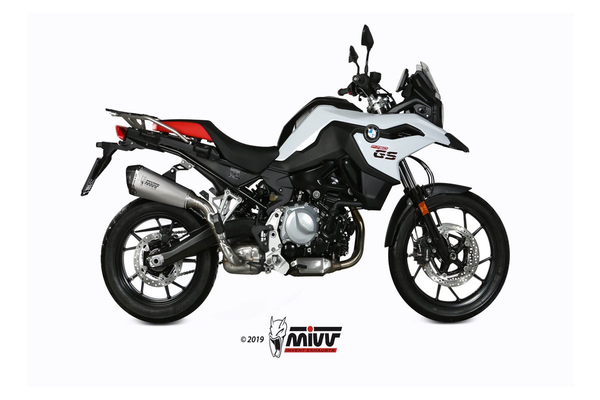 Silencieux Echappement Mivv Delta Race Inox Bmw F 750 Gs 2018 - 2022