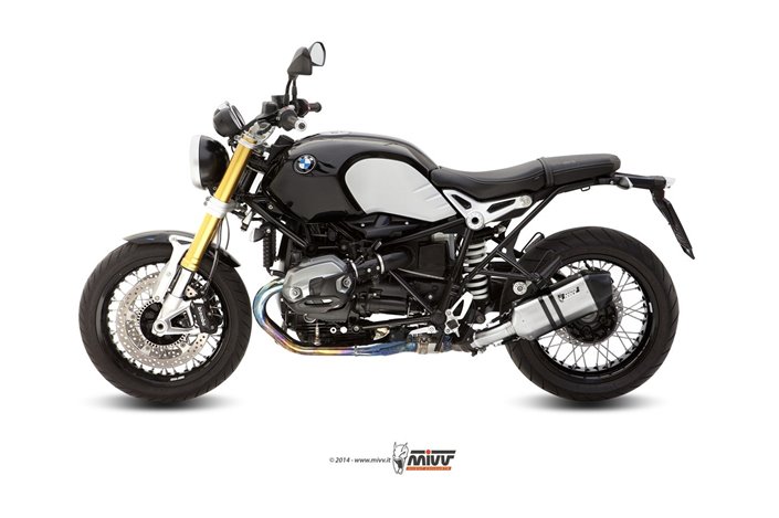 Schalldämpfer Escape Mivv Speed Edge Edelstahl Bmw R Nine T 2014 - 2022