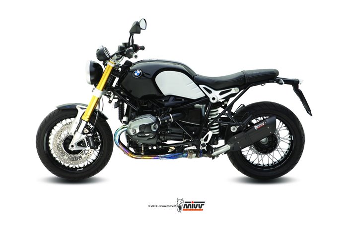 Terminale Scarico Mivv Suono Black Inox Nero Bmw R Nine T 2014 - 2022