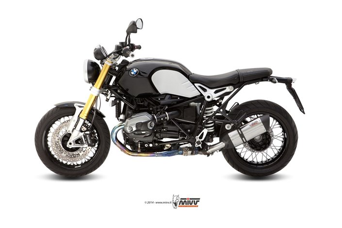 Schalldämpfer Escape Mivv Suono Edelstahl Bmw R Nine T 2014 - 2022