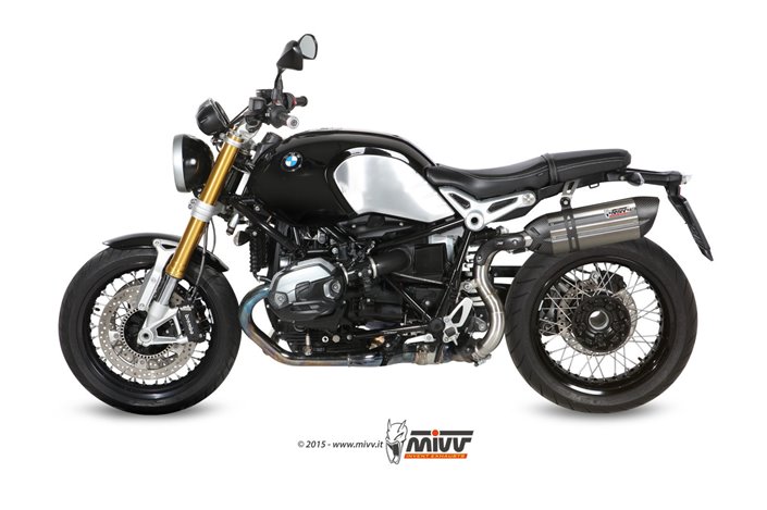 Schalldämpfer Escape Mivv Suono Edelstahl Bmw R Nine T 2014 - 2022