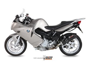 Silencieux Echappement Mivv Ovale Carbone Avec Coupelle Carbone Bmw F 800 S St 2006 - 2012