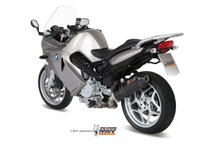 Silencieux Echappement Mivv Ovale Carbone Avec Coupelle Carbone Bmw F 800 S St 2006 - 2012