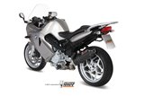 Silencieux Echappement Mivv Ovale Carbone Avec Coupelle Carbone Bmw F 800 S St 2006 - 2012