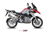 Silencieux Echappement Mivv Oval Titane Avec Coupelle Carbone Bmw R 1200 Gs Adventure 2013 - 2018