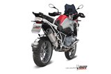 Silencieux Echappement Mivv Oval Titane Avec Coupelle Carbone Bmw R 1200 Gs Adventure 2013 - 2018