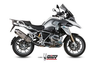 Schalldämpfer Escape Mivv Speed Edge Titanium mit Carbon Cup Bmw R 1200 Gs Adventure 2013 - 2018