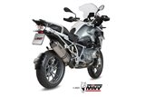 Silencieux Echappement Mivv Speed Edge Titane Avec Coupelle Carbone Bmw R 1200 Gs Adventure 2013 - 2018