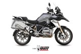 Silencieux Echappement Mivv Speed Edge Titane Avec Coupelle Carbone Bmw R 1200 Gs Adventure 2013 - 2018