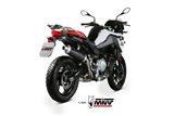 sistema di scarico terminale B.033.LDKB mivv DAKAR INOX NERO BMW F 750 GS 2018-2024