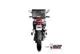 Sistema di Scarico terminale B.033.LDKB Mivv DAKAR INOX NERO bmw f 850 Gs 2018-2024