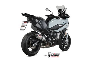 Silencer Exhaust Mivv Oval Titanium With Carbon Cup Bmw S 1000 Xr 2020 - 2022