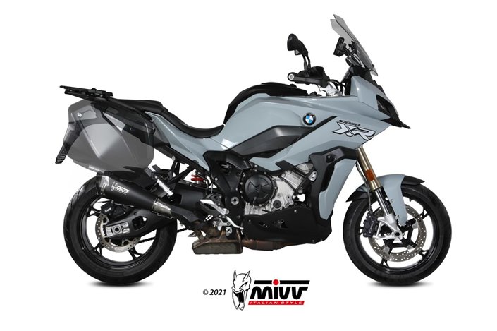 Schalldämpfer Escape Mivv Delta Race Schwarz Schwarz Edelstahl Bmw S 1000 XR 2020 - 2022