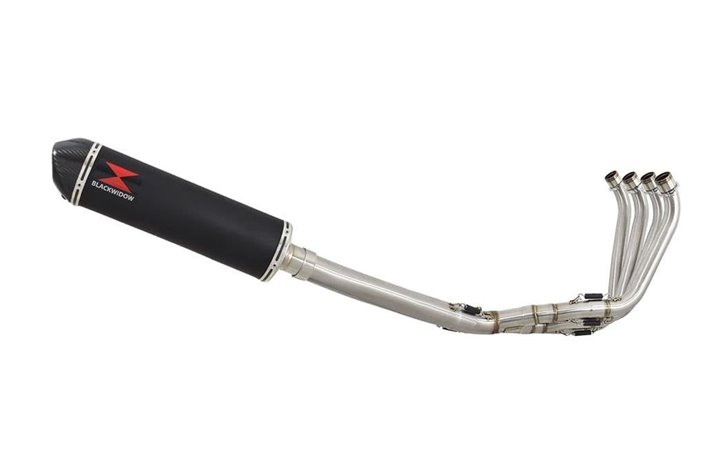 Sistema Di Scarico Di Alto Livello De-Cat Silenziatore Ovale Da 400 mm Con Punta In Carbonio Inossidabile Nero HONDA CBR650R 202