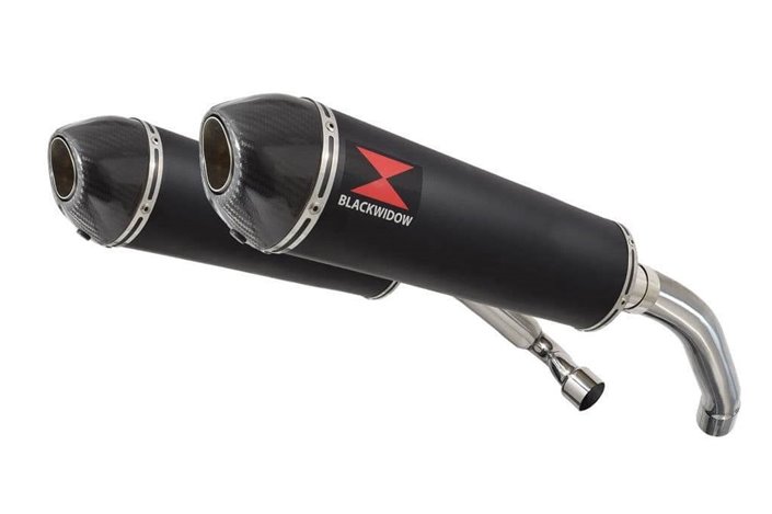 Honda Cbr 1000 F Sc211987-1988 Black Silencers Waste Terminals