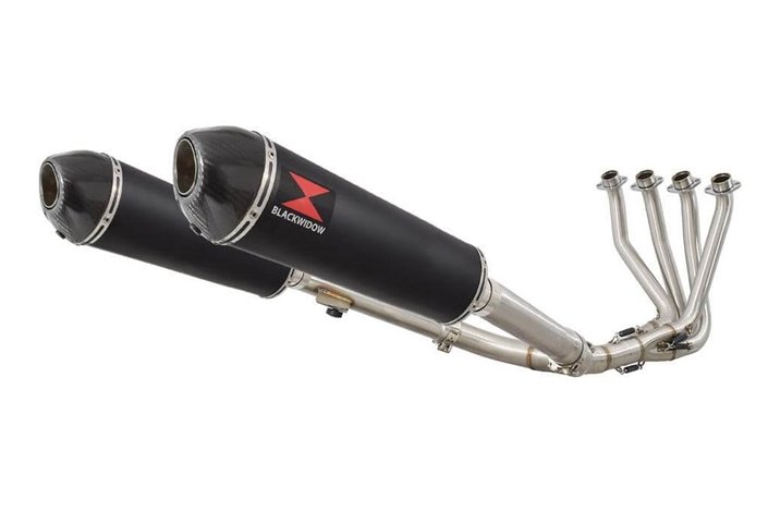 Complete Exhaust 4 In 2 Honda Cbr 1100 Xx 1997-2007 Black