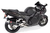 Complete Exhaust 4 In 2 Honda Cbr 1100 Xx 1997-2007 Black