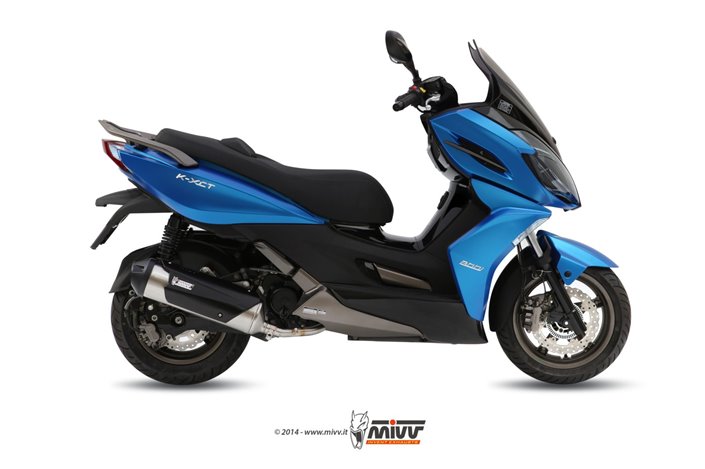 Komplette Auspuffanlage 1 In 1 Escape Mivv Urban Edelstahl Kymco K-XCT 300 2012 - 2016