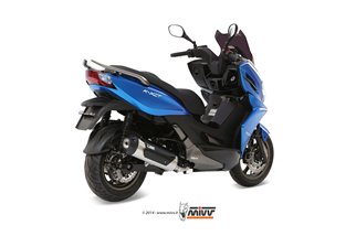 Full System 1 In 1 Exhaust Mivv Urban Stainless Steel Kymco K-Xct 300 2012 - 2016