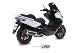 Système Complet 1 En 1 Echappement Mivv Urban Inox Kymco Xciting 500 2005 - 2014