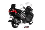 Komplette Auspuffanlage 1 in 1 Escape Mivv Urban Edelstahl Suzuki Burgman 400 2003 - 2006