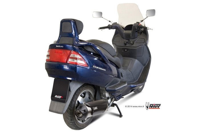 Système Complet 1 En 1 Echappement Mivv Urban Inox Suzuki Burgman 400 1999 - 2002