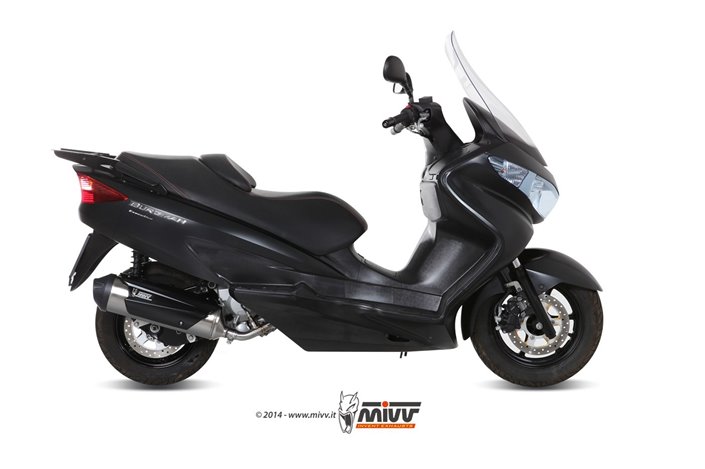 Système Complet 1 En 1 Echappement Mivv Urban Inox Suzuki Burgman 200 2007 - 2013