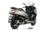 Scarico Completo 1X1 Mivv Urban Inox Yamaha Majesty 400 2007 - 2014