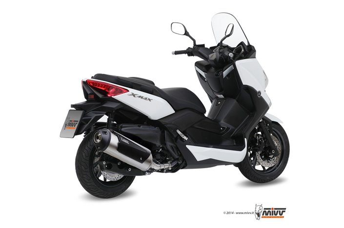 Schalldämpfer Escape Mivv Urban Edelstahl Yamaha X-Max 400 2013 - 2016