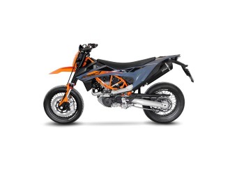 Sistema Di Scarico Completo Leovince Nero 14073 Ktm 690...