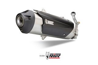 Silencer Exhaust Mivv Urban Stainless Steel Yamaha X-Max 400 2013 - 2016